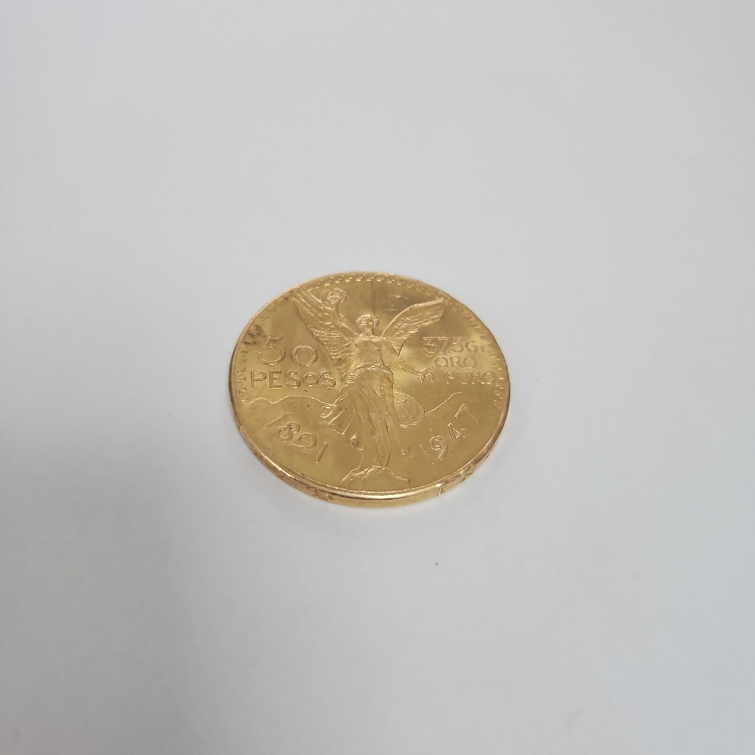 K1 41.6 GRMS 21 K IDENTIFICACIÓN MONEDA NOMINATIVA MONEDAS PESOS 50 PESOS (SEMINUEVO)