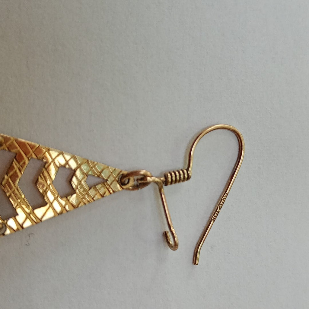 ARETES PAR ORO 10 K 3.9 GRMS (SEMINUEVO)