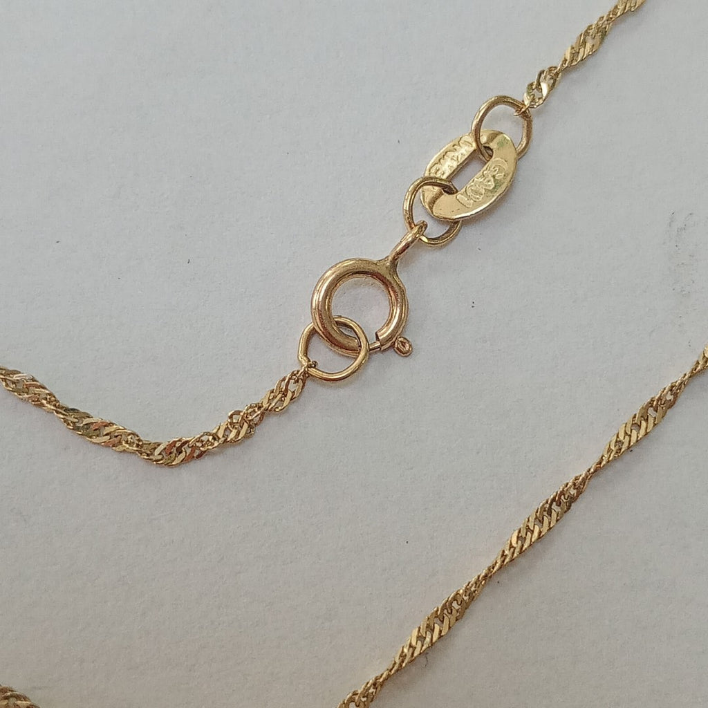 CADENA, MEDALLA RELIGIOSA ORO 10 K 2.1 GRMS (SEMINUEVO)