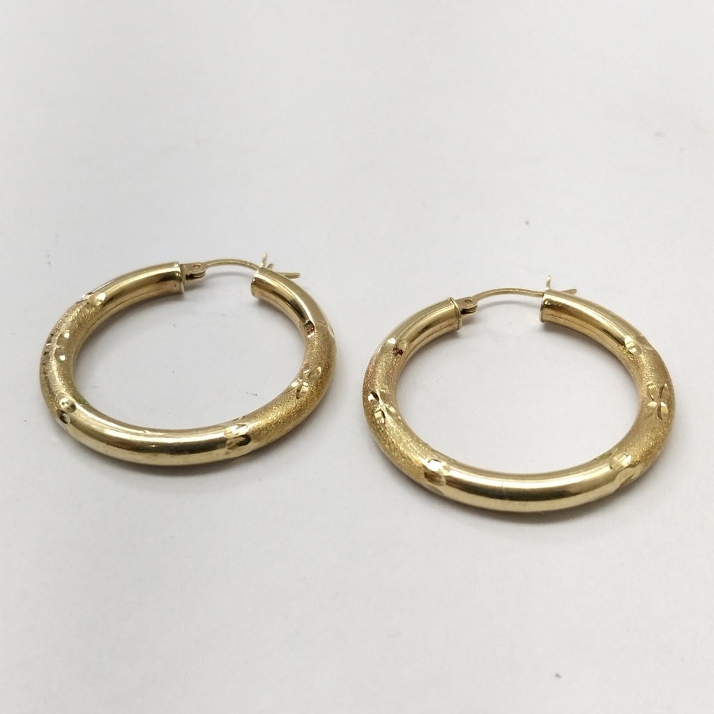 ARRACADAS PAR ORO 14 K 4.8 GRMS (SEMINUEVO)