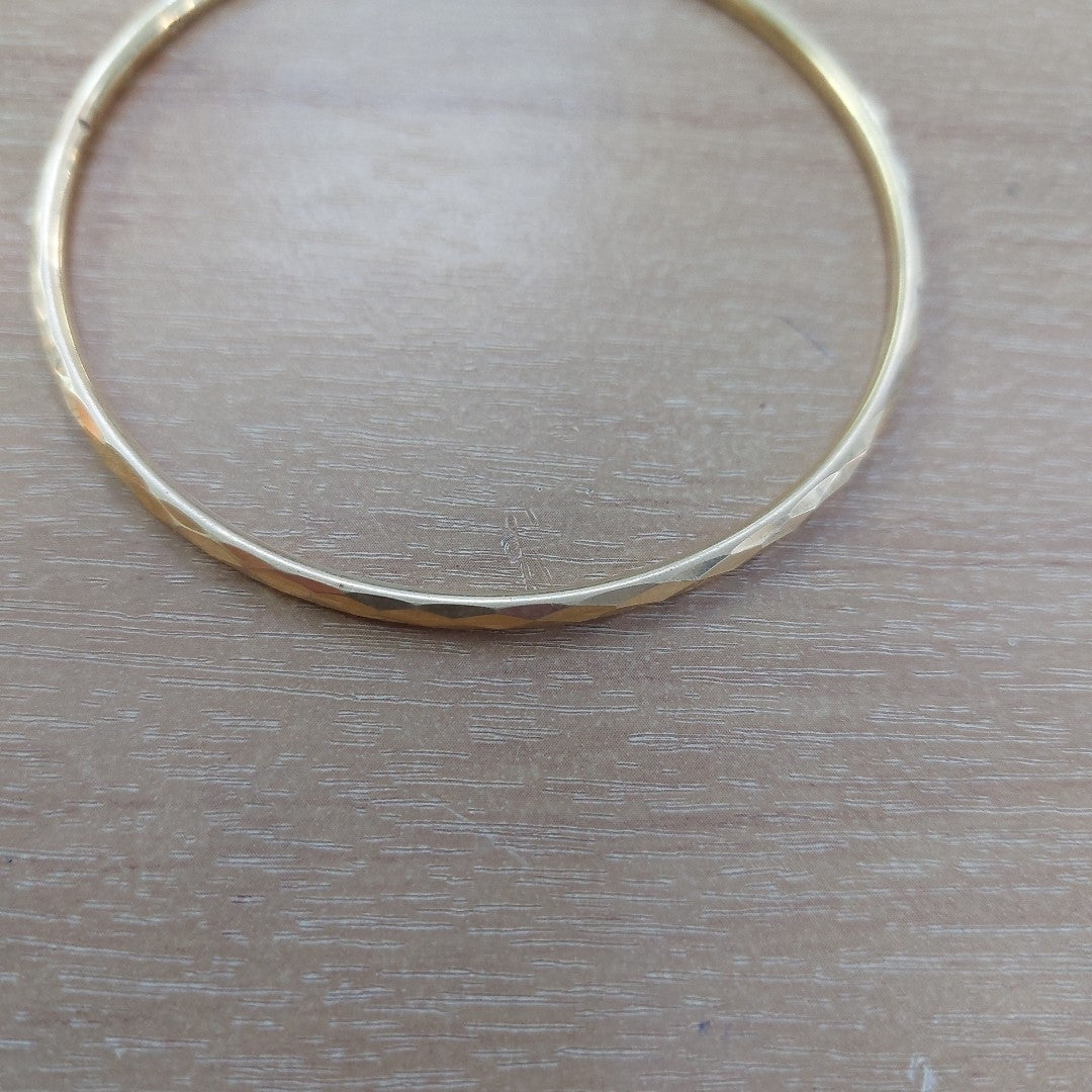 PULSERA RIGIDA ORO 14 K 6.5 GRMS (SEMINUEVO)
