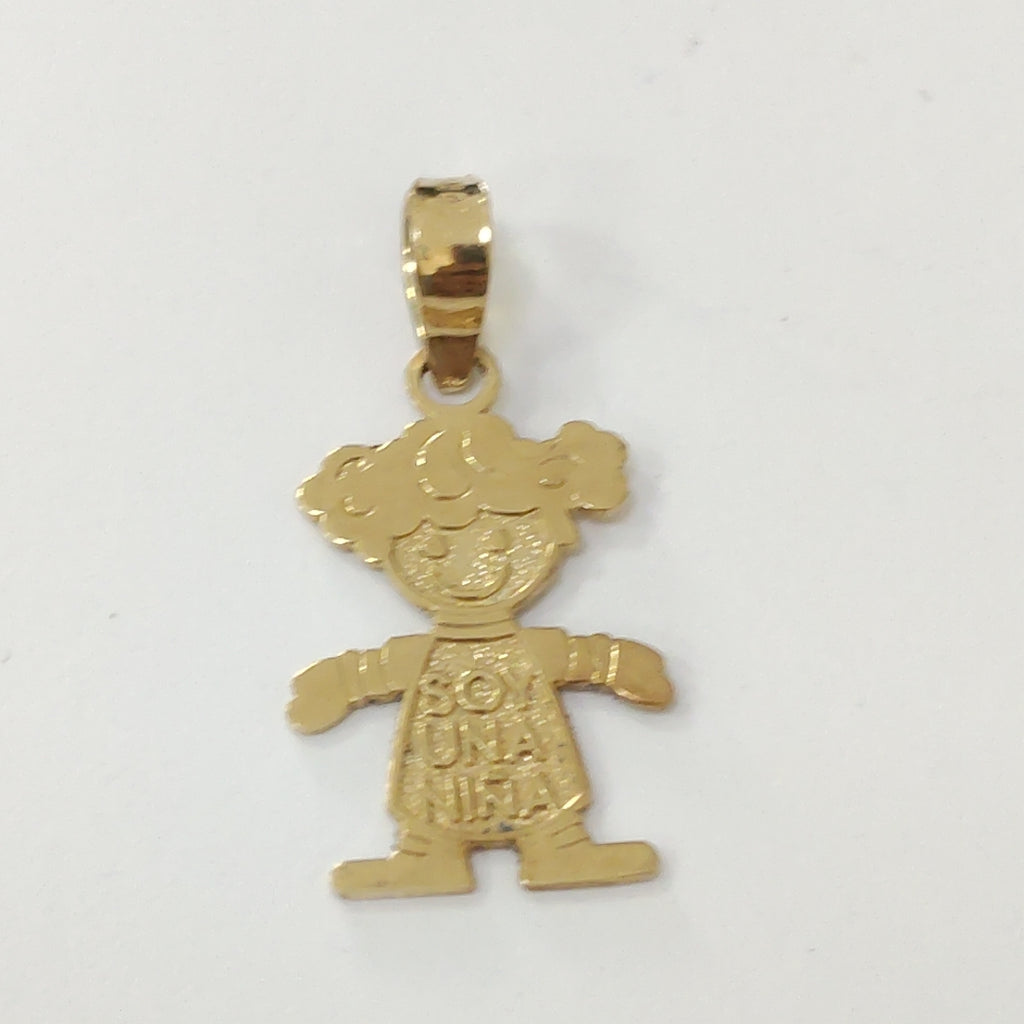 DIJE, MEDALLA RELIGIOSA ORO 10 K 0.8 GRMS (SEMINUEVO)
