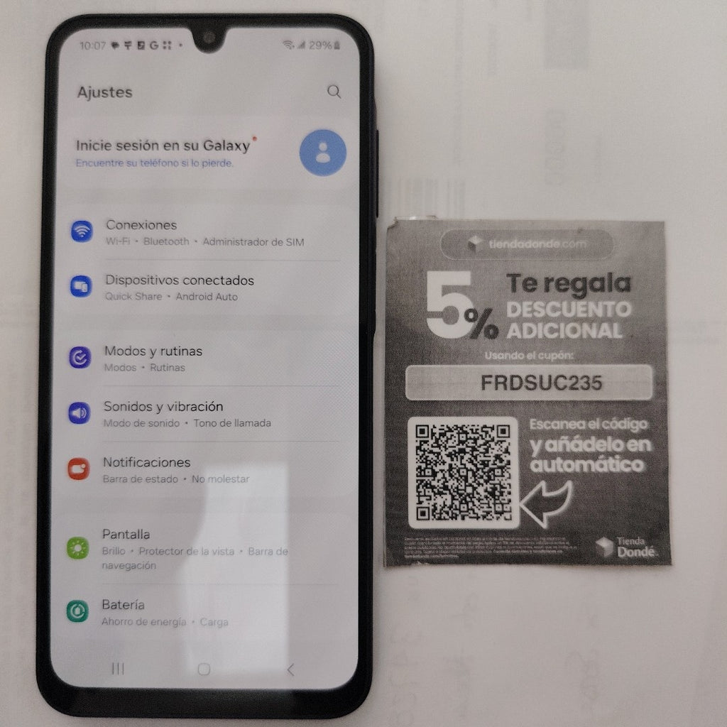 CELULAR SAMSUNG GALAXY A16 5G SM-A166U (2024) 128 GB 4 GB RAM (SEMINUEVO)