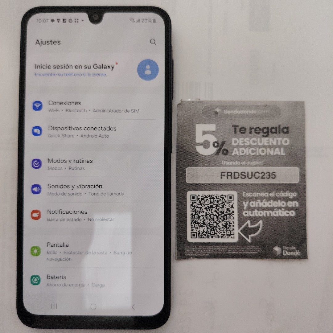 CELULAR SAMSUNG GALAXY A16 5G SM-A166U (2024) 128 GB 4 GB RAM (SEMINUEVO)