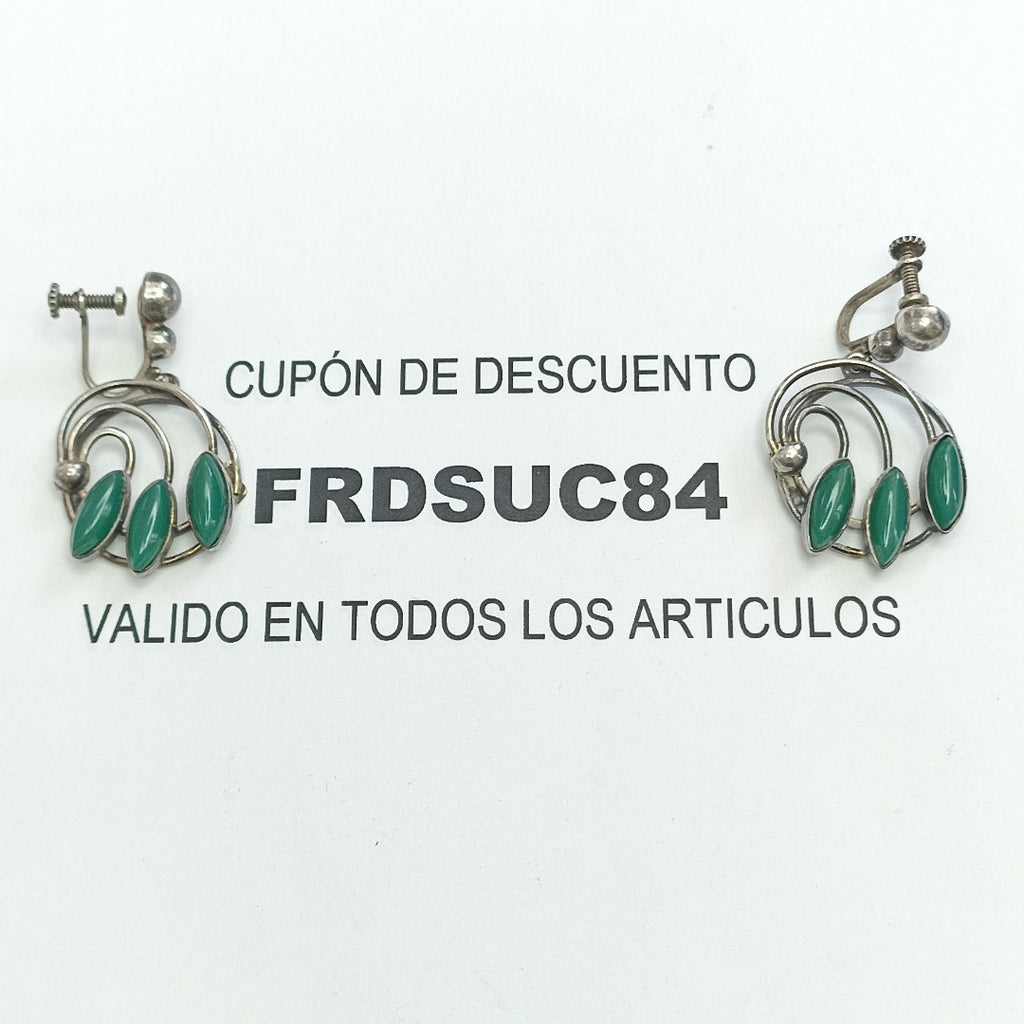 ARETES PAR PLATA 9,50 GRMS (SEMINUEVO)