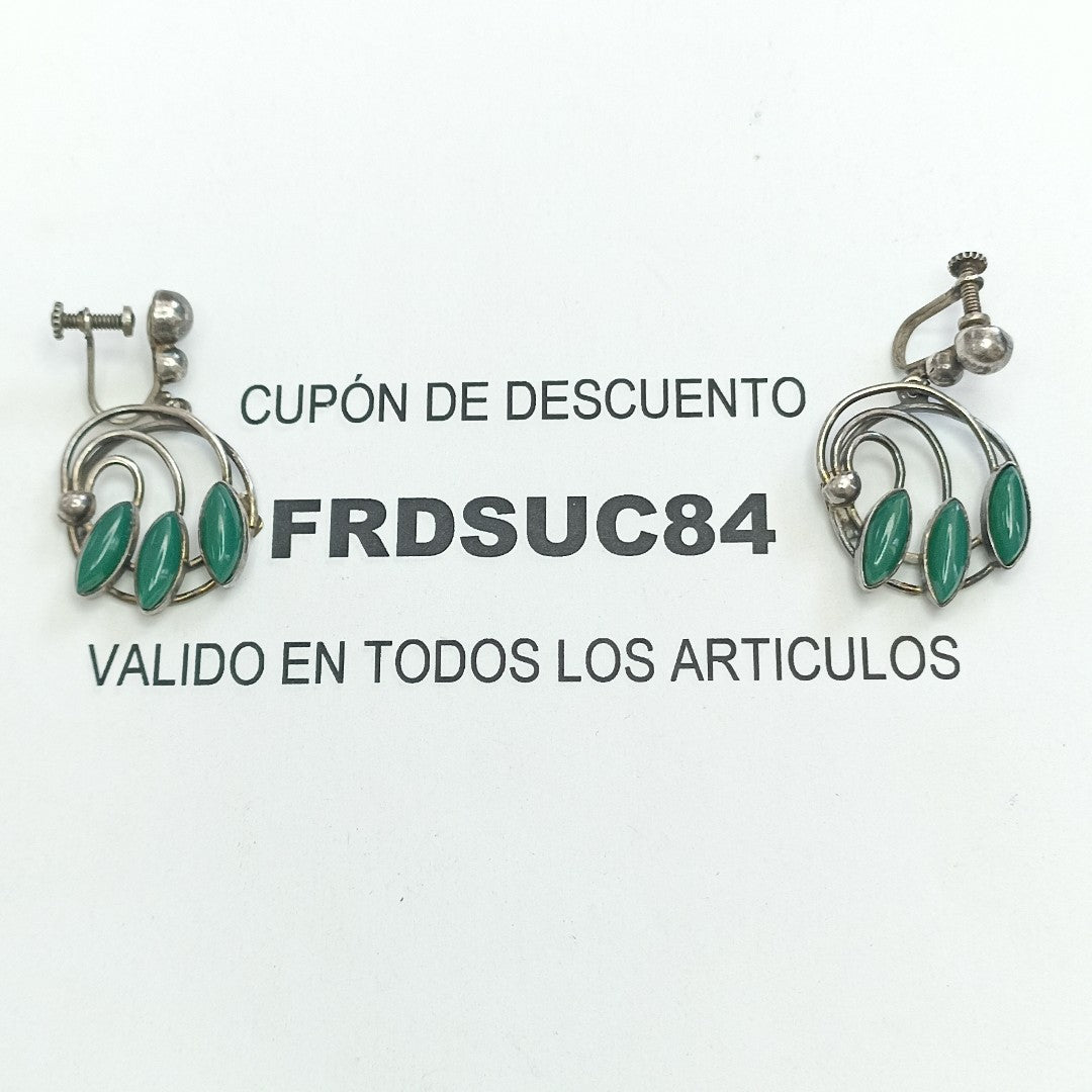 ARETES PAR PLATA 9,50 GRMS (SEMINUEVO)