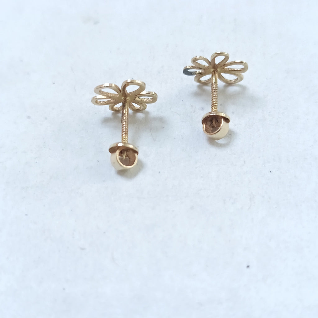 BROQUELES PAR ORO 14 K 0.6 GRMS (SEMINUEVO)