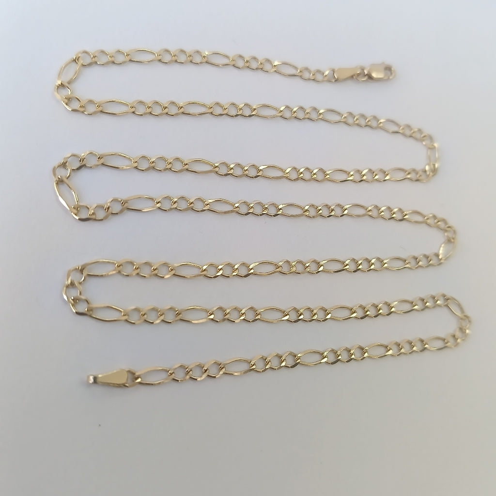 CADENA 3 X 1 5.11GR 55 CM 14K (NUEVO)