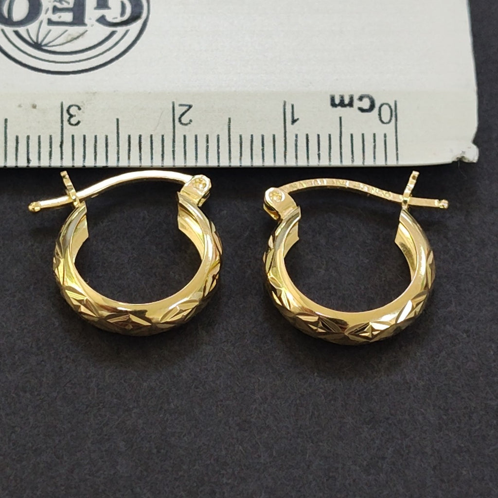 ARRACADAS PAR ORO 10 K 1.2 GRMS (SEMINUEVO)
