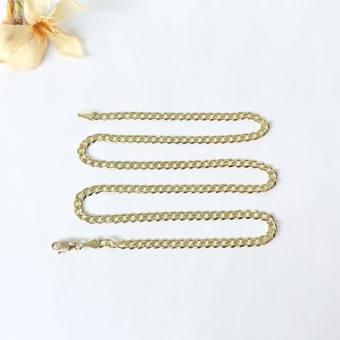 CADENAS BARBADA ORO 14K 55 CM 13.1 GR (NUEVO)