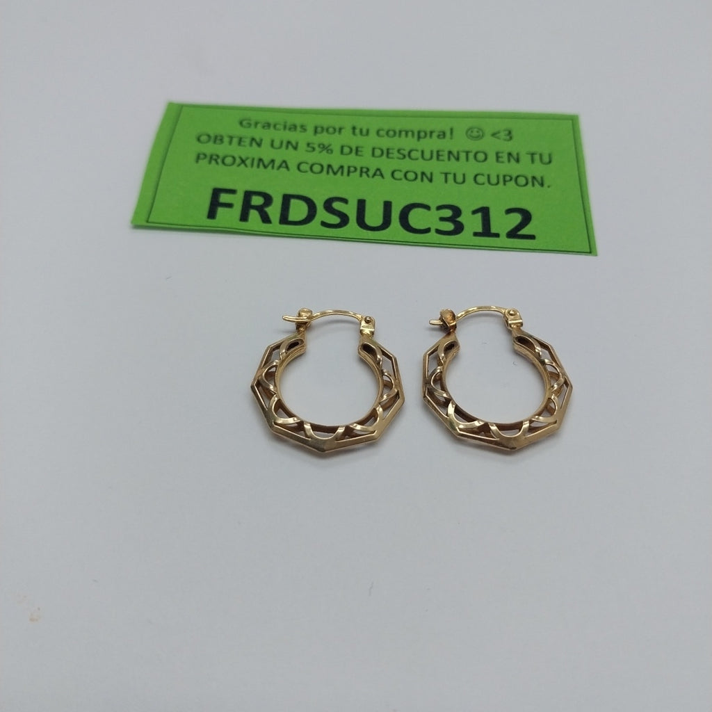 ARRACADAS PAR ORO 10 K 1.8 GRMS (SEMINUEVO)
