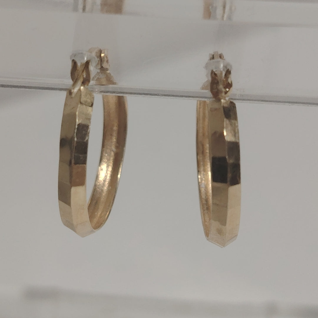 ARRACADAS PAR ORO 10 K 1,10 GRMS (SEMINUEVO)