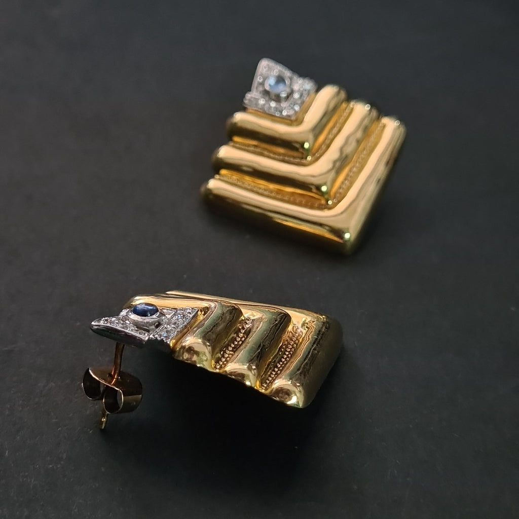 ARRACADAS PAR ORO 14 K 8,20 GRMS (SEMINUEVO)