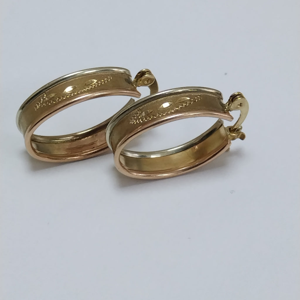 ARRACADAS PAR ORO 10 K 3,30 GRMS (SEMINUEVO)