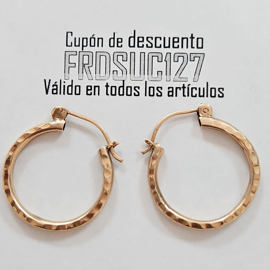 ARRACADAS PAR ORO 8 K 2,00 GRMS (SEMINUEVO)