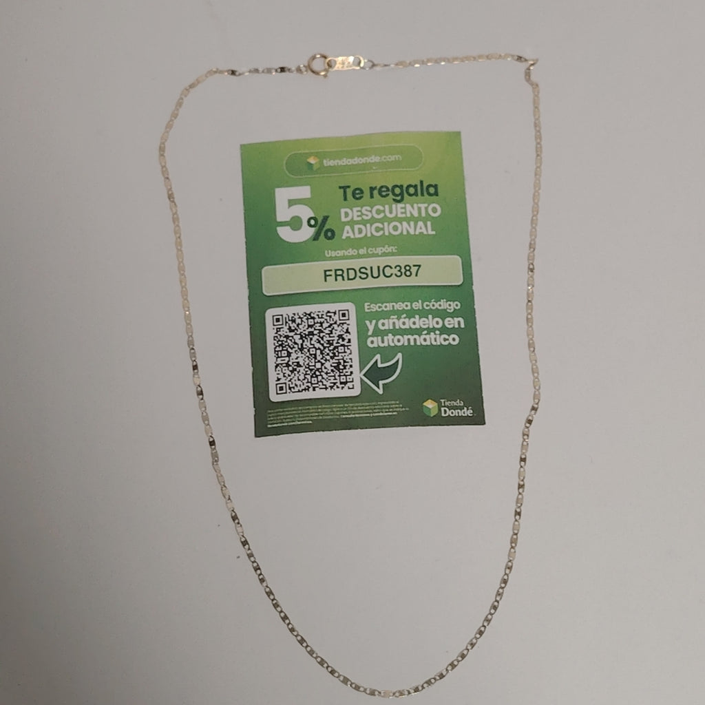 CADENA ORO 10 K 1,20 GRMS (SEMINUEVO)