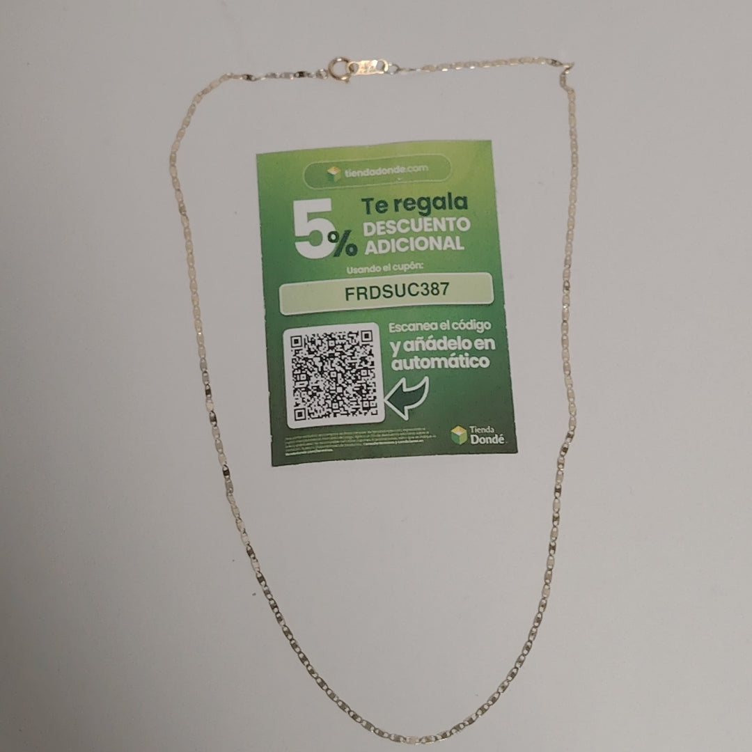 CADENA ORO 10 K 1,20 GRMS (SEMINUEVO)