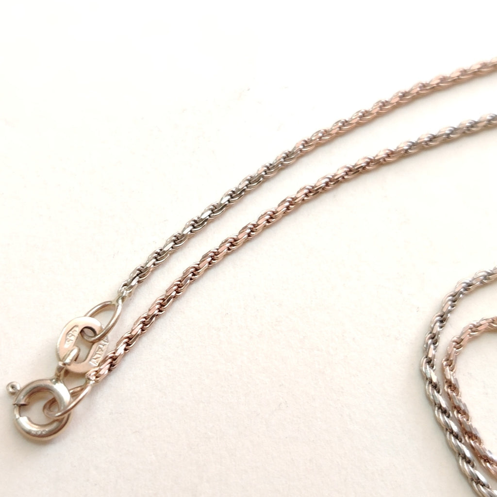 CADENA ORO COMBINADO 14 K 4,00 GRMS (SEMINUEVO)