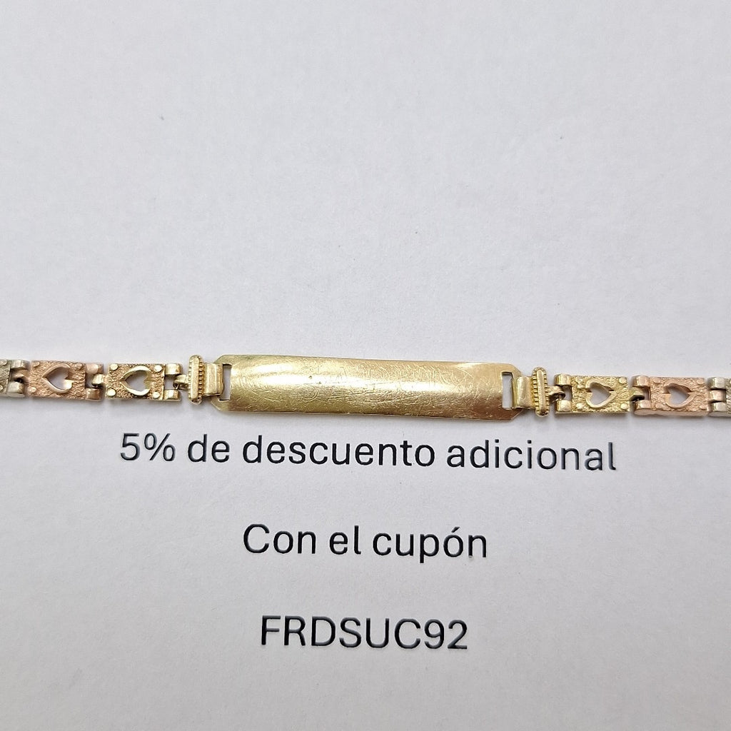 K1 5,10 GRMS 14 K ESPECIFICACIONES COMPLEMENTARIAS ESCLAVA TEJIDO ESPECIAL, (SEMINUEVO)