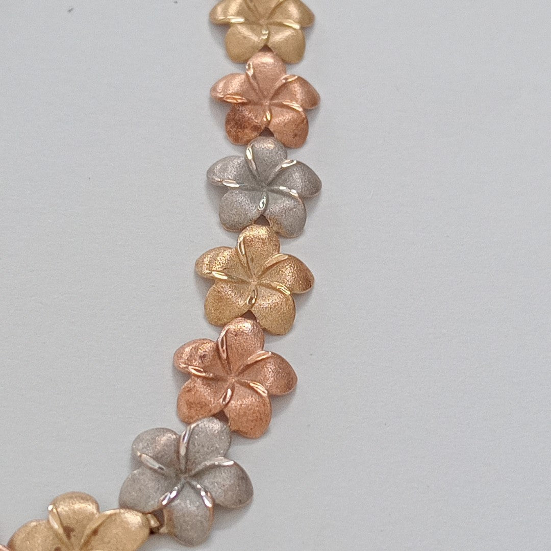 PULSERA ORO COMBINADO 10 K 4.2 GRMS (SEMINUEVO)