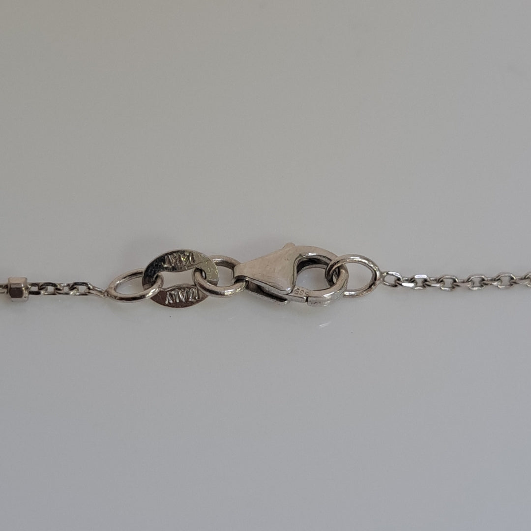 GARGANTILLA ORO BLANCO 14 K 1,90 GRMS (SEMINUEVO)
