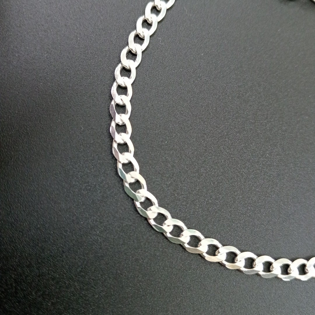 PULSERA BARBADA PLATA .925 21 CM 4.13 GR (NUEVO)