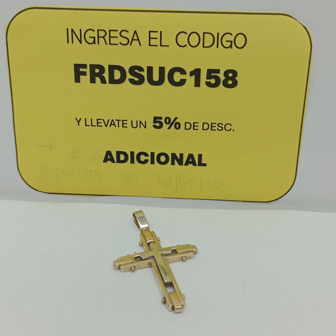 CRUZ ORO 14 K 3.5 GRMS (SEMINUEVO)