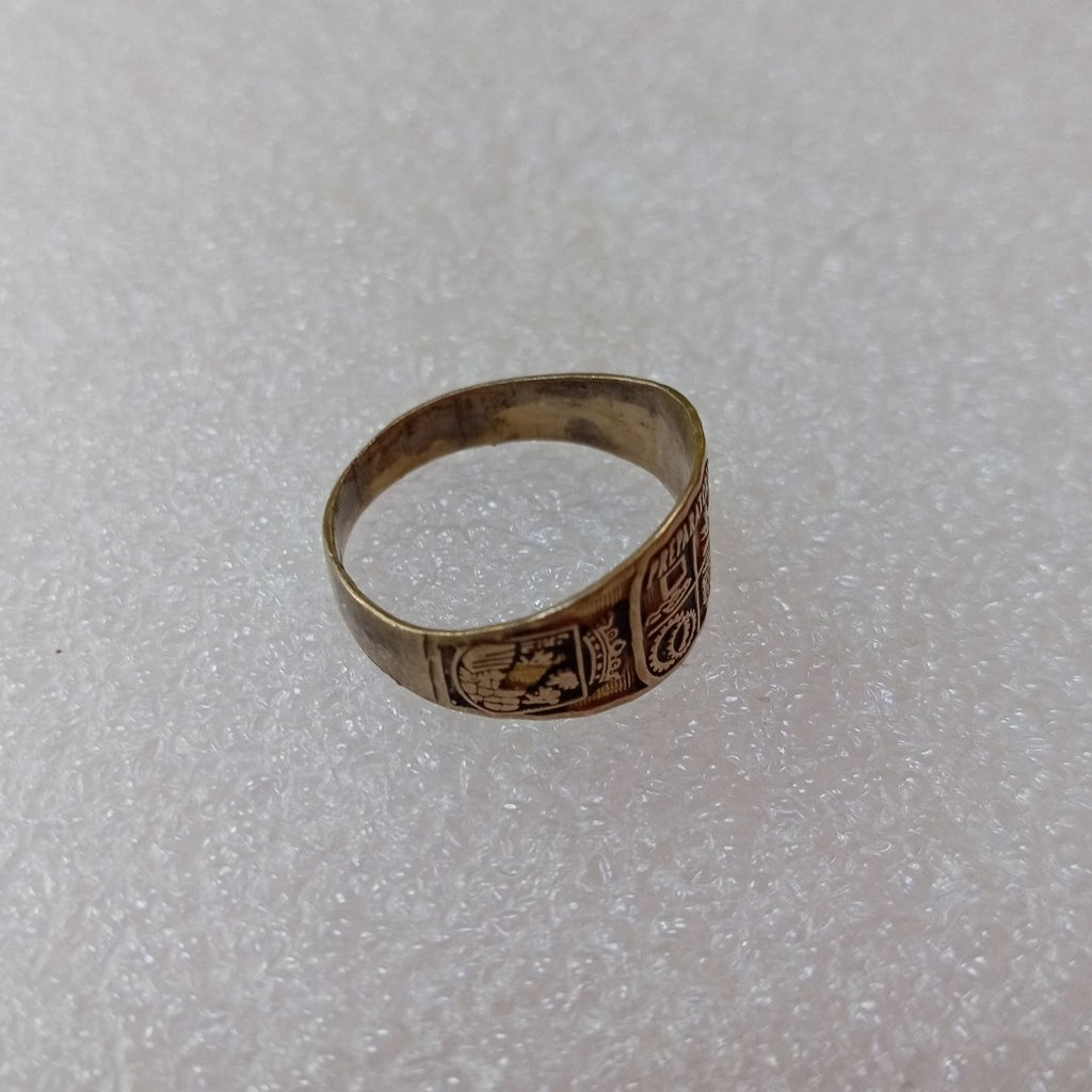 ANILLO DE GRADUACIÓN ORO 8 K 1,50 GRMS (SEMINUEVO)