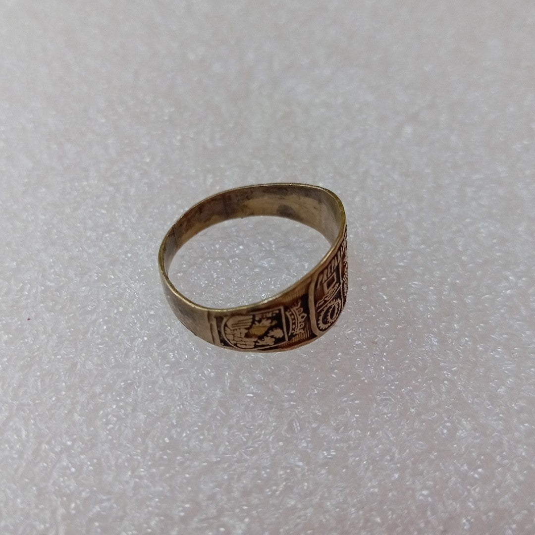 ANILLO DE GRADUACIÓN ORO 8 K 1,50 GRMS (SEMINUEVO)