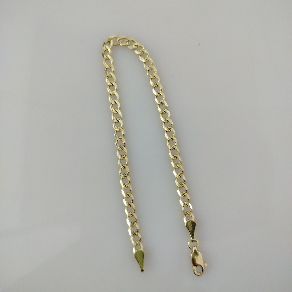 PULSERAS BARBADA ORO 14K 18 CM 4.6 GR (NUEVO)