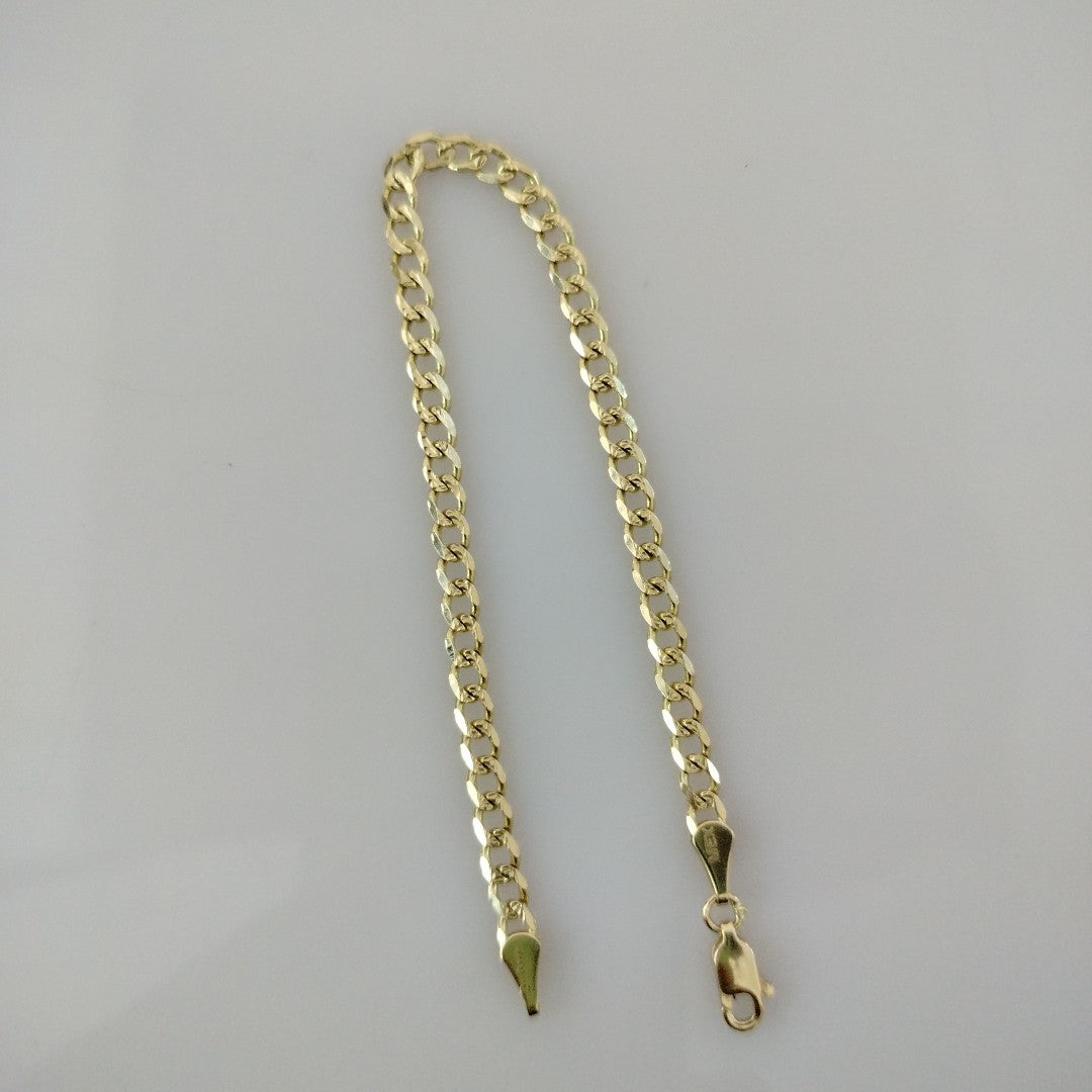 PULSERAS BARBADA ORO 14K 18 CM 4.6 GR (NUEVO)