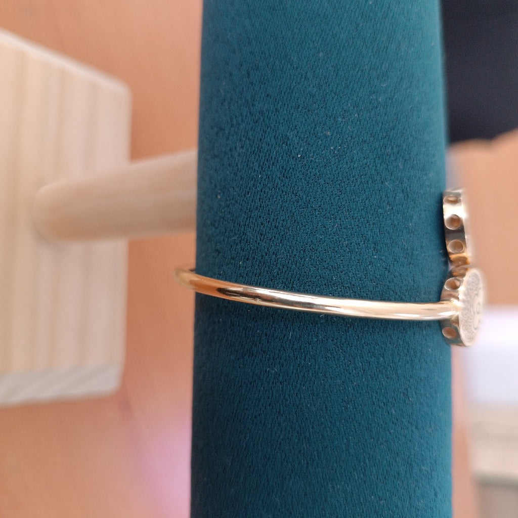 PULSERA RIGIDA ORO 14 K 10,30 GRMS (SEMINUEVO)