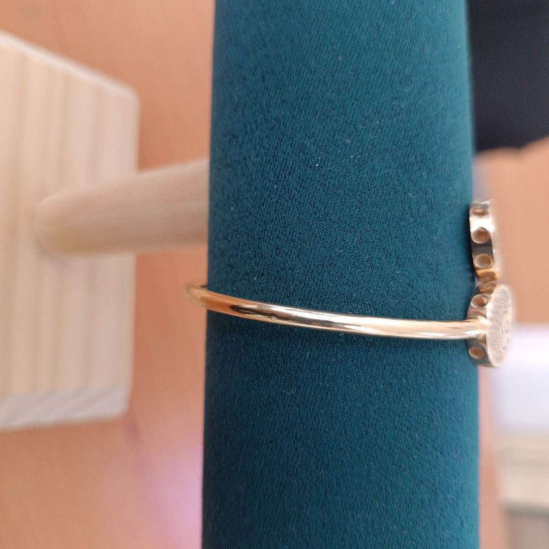 PULSERA RIGIDA ORO 14 K 10,30 GRMS (SEMINUEVO)