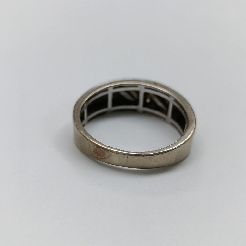 ANILLO ORO, ORO BLANCO 10 K 3.3 GRMS (SEMINUEVO)