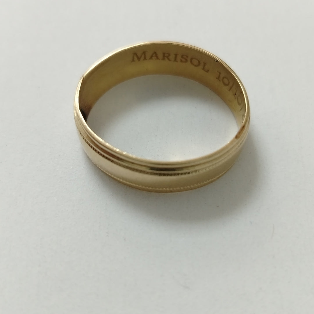 ARGOLLA ORO 14 K 2,50 GRMS (SEMINUEVO)