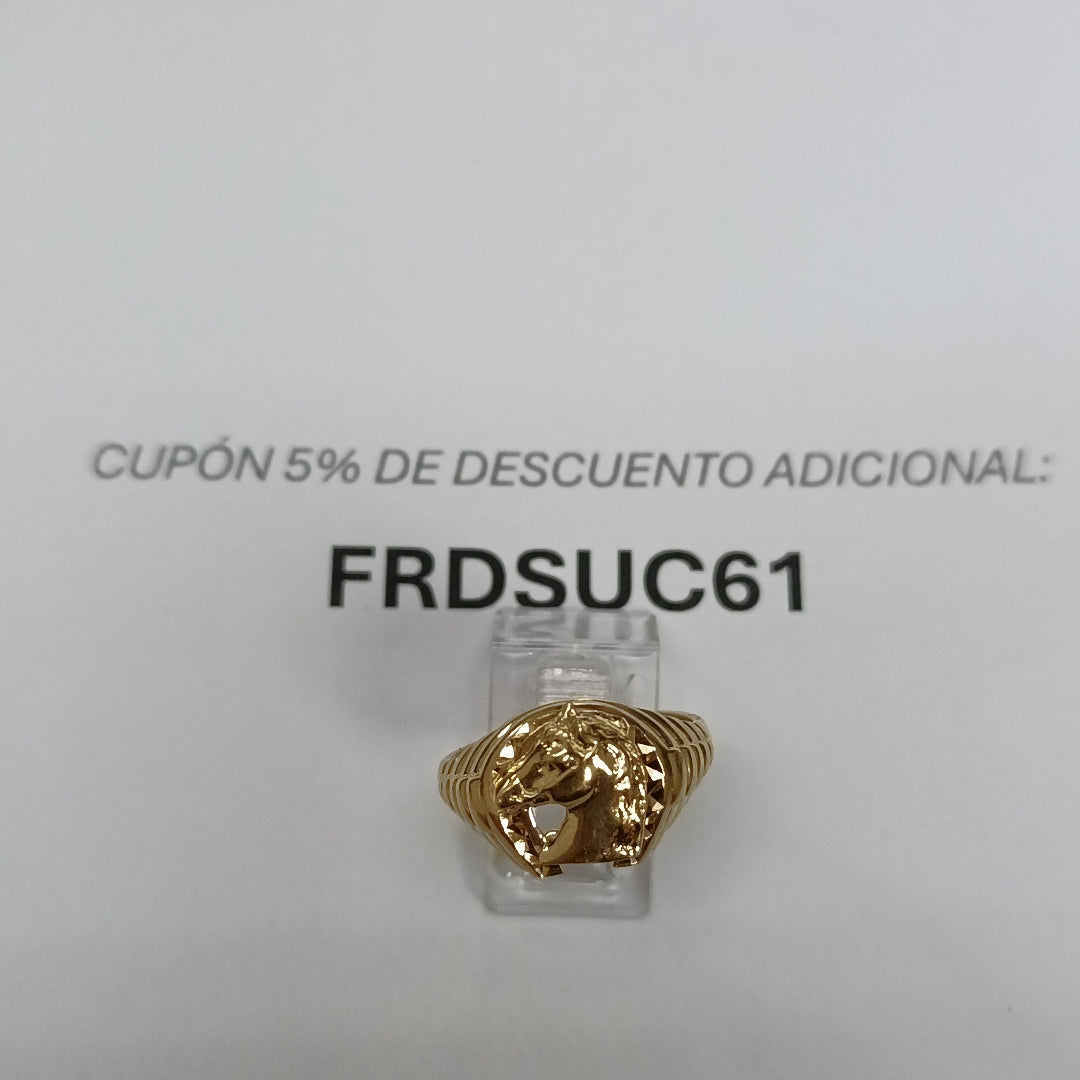 ANILLO ORO 10 K 6,20 GRMS (SEMINUEVO)