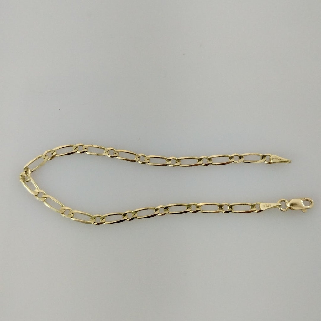 PULSERAS 1X1 ORO 14K 18 CM 2.7 GR (NUEVO)
