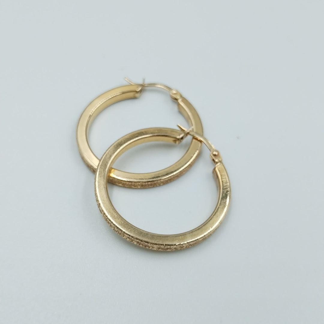 ARRACADAS PAR ORO 14 K 3.9 GRMS (SEMINUEVO)
