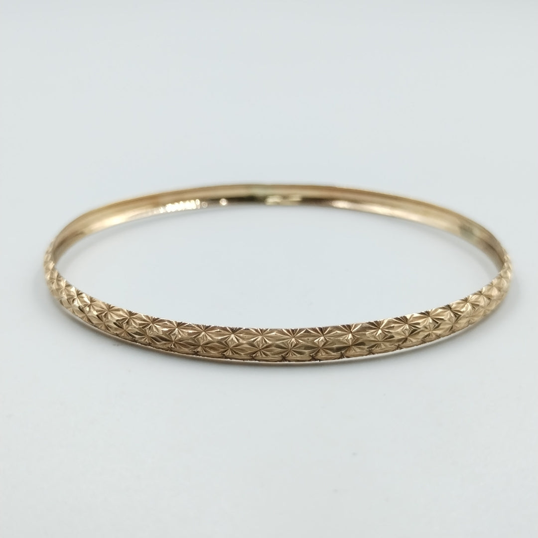 PULSERA RIGIDA ORO 10 K 4,00 GRMS (SEMINUEVO)