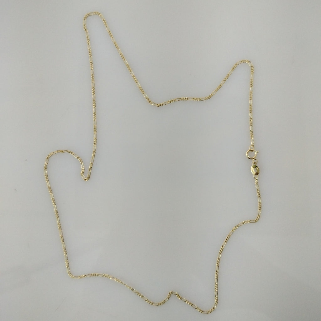 CADENAS TEJIDO 3X1 ORO 14K 55 CM 2.7 GR (NUEVO)