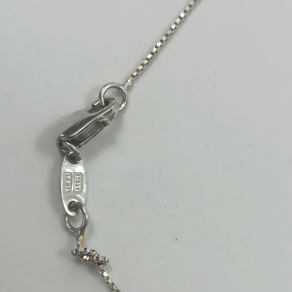 GARGANTILLA ORO,ORO BLANCO 14 K 3,90 GRMS (SEMINUEVO)