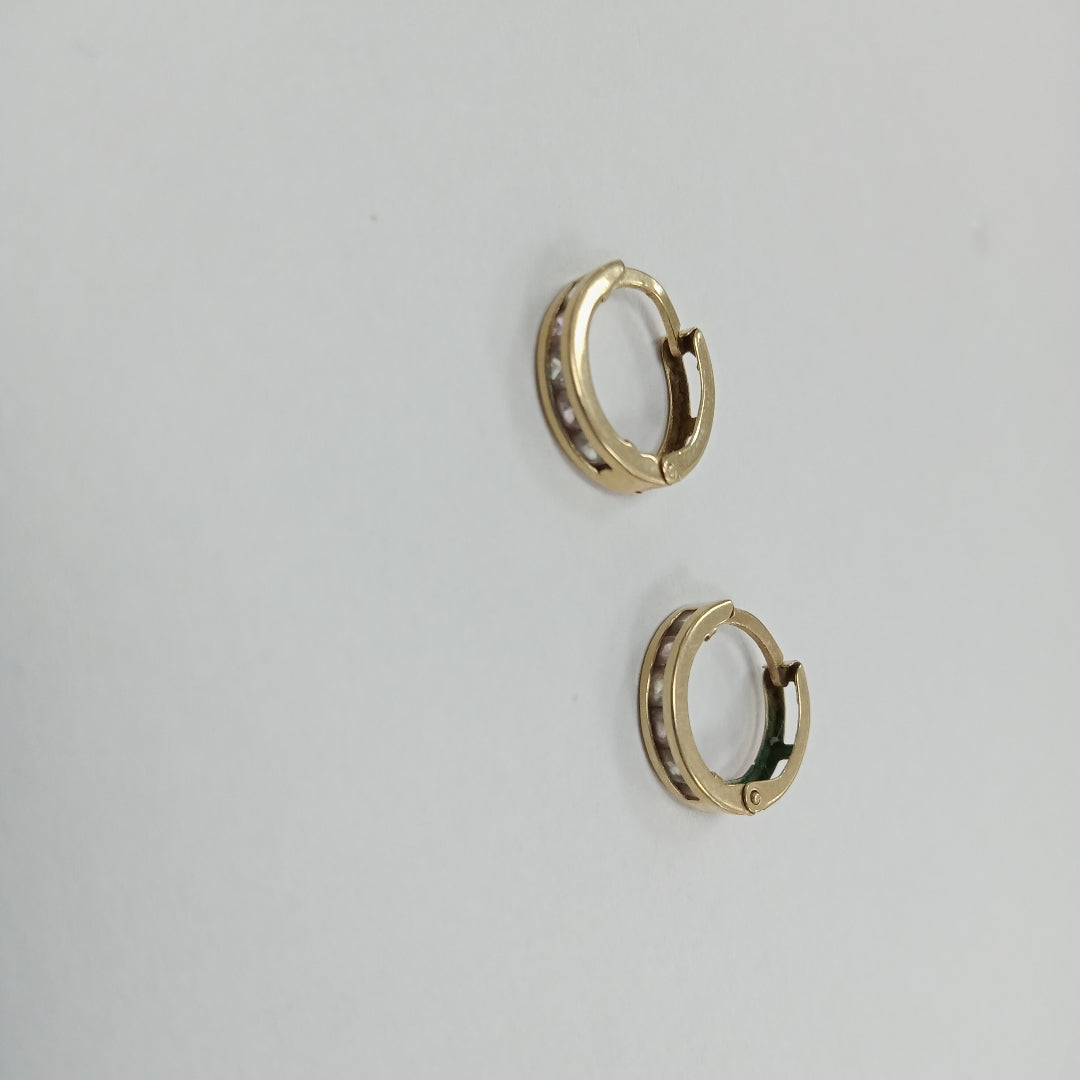 ARRACADAS PAR ORO 10 K 0.8 GRMS (SEMINUEVO)