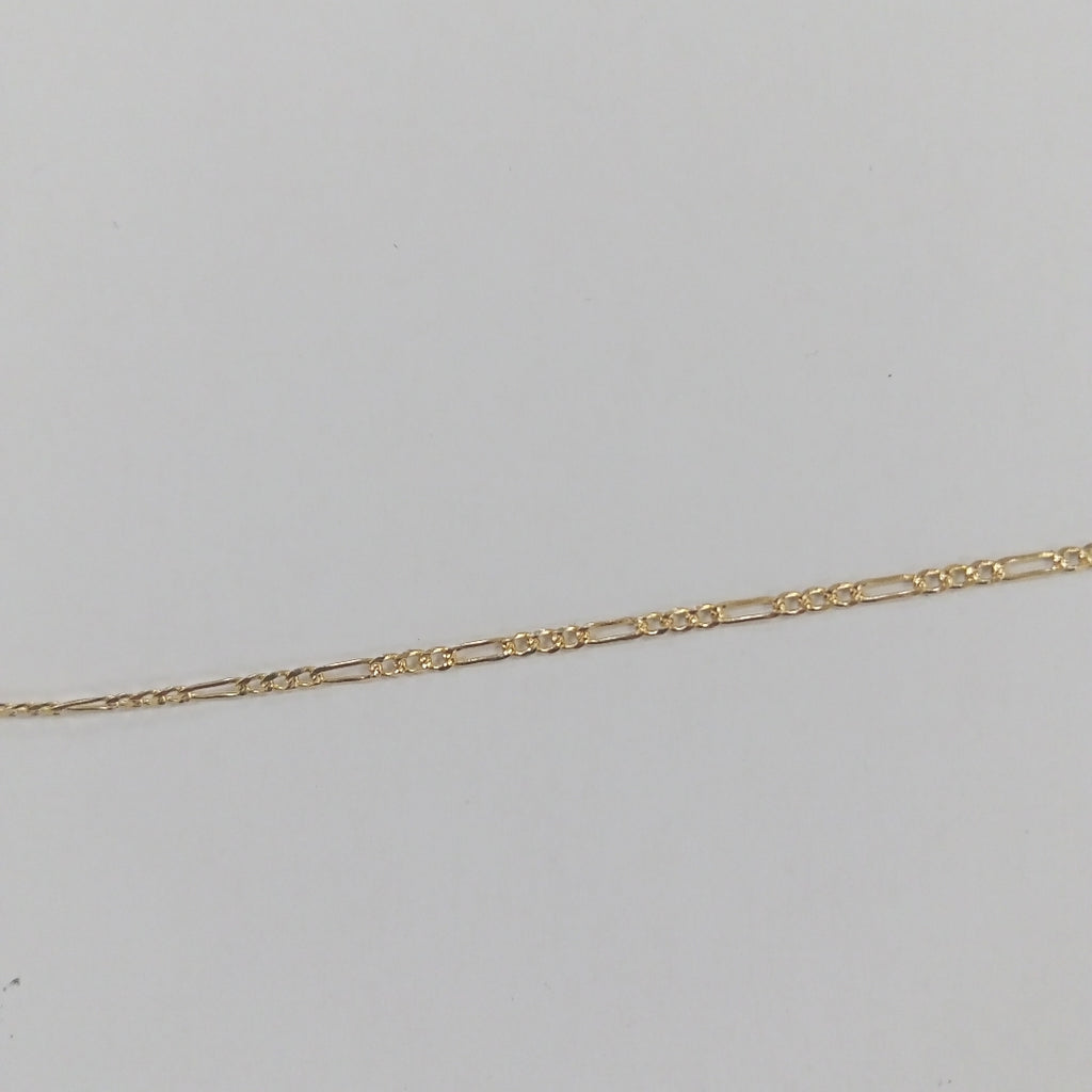 PULSERAS BARBADA ORO 14K 21 CM 1.7 GR (NUEVO)