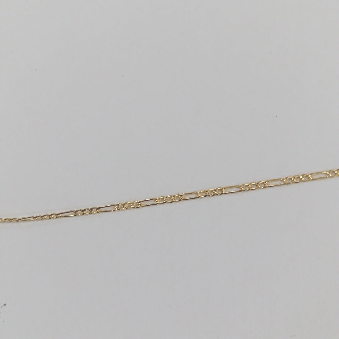 PULSERAS BARBADA ORO 14K 21 CM 1.7 GR (NUEVO)