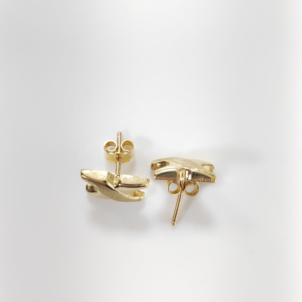 ARETES PAR ORO 14 K 1.9 GRMS (SEMINUEVO)