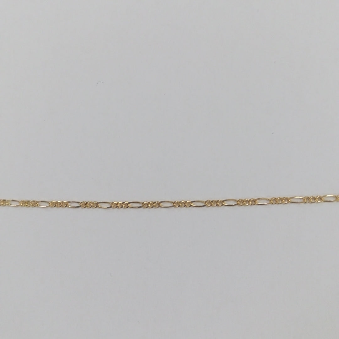 CADENAS TEJIDO 3X1 ORO 14K 55 CM 2.7 GR (NUEVO)