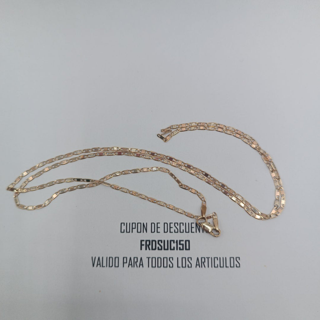 CADENA ORO 14 K 2.6 GRMS (SEMINUEVO)