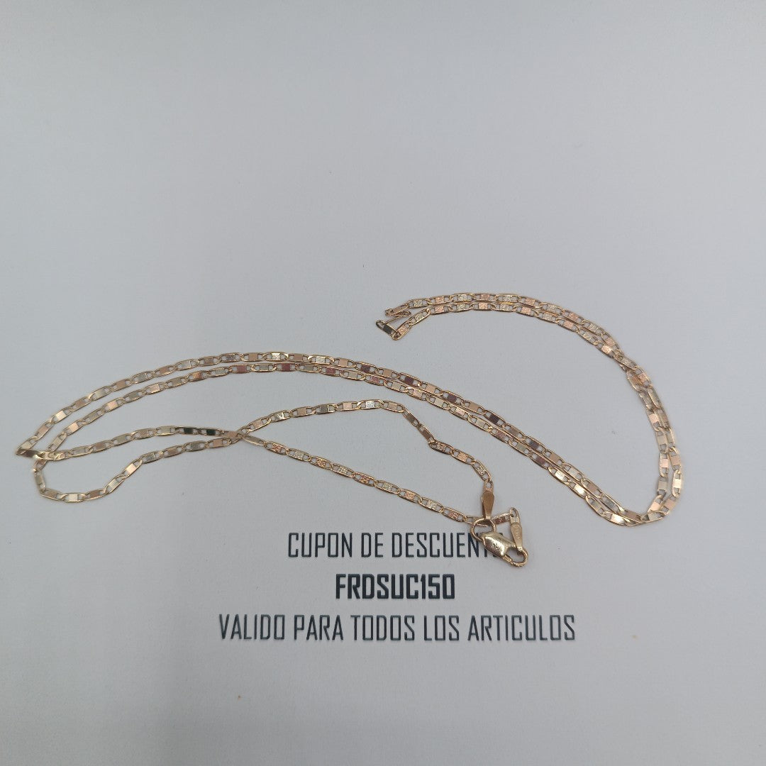 CADENA ORO 14 K 2.6 GRMS (SEMINUEVO)