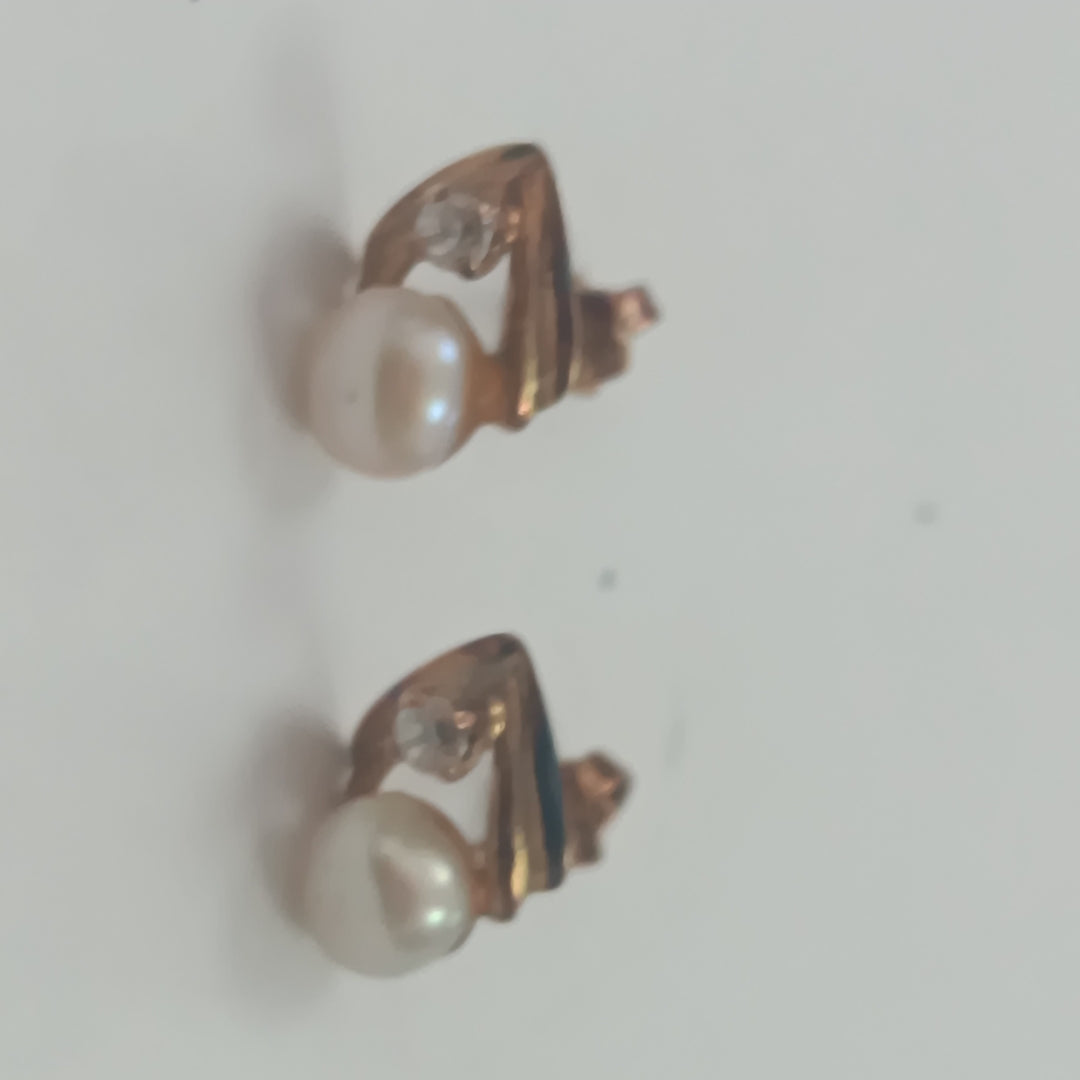BROQUELES PAR ORO 14 K 1,10 GRMS (SEMINUEVO)