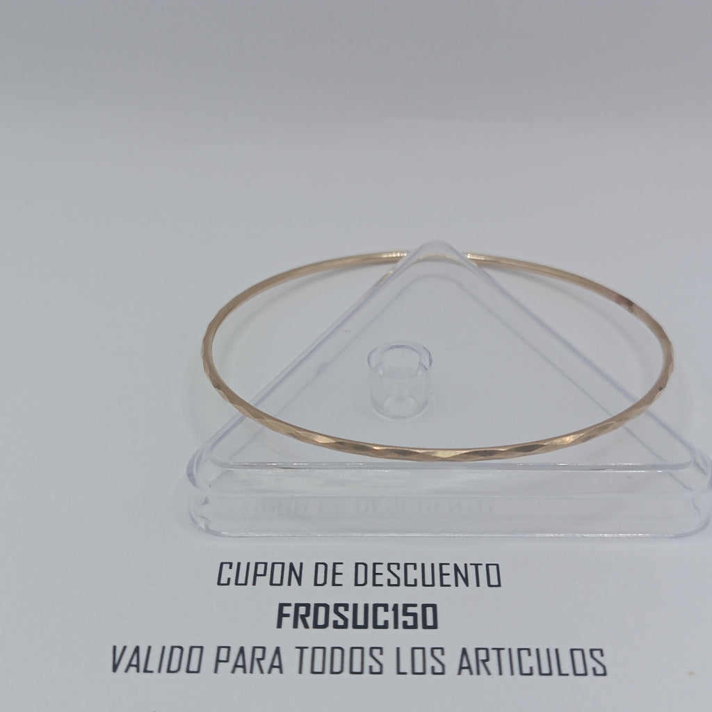 PULSERA RIGIDA ORO 10 K 2.8 GRMS (SEMINUEVO)